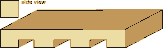 1/2 X 5/8 Dentil Molding