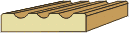 1/2 X 2-1/4 Fluted Casing