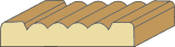 5/8 X 3-3/8 Reeded Casing