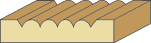 5/8 X 3-3/16 Reeded Casing