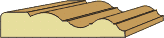 11/16 X 3-1/4 Casing (Knotty Alder Splice)