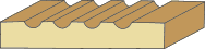 5/8 X 4-3/16 Fluted Casing