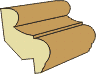 13/16 X 2-1/8 PANEL MOLD (7/16" Notch)