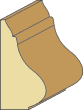 1-1/4 X 2-1/2 Panel Mold