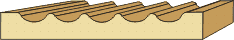 11/16 X 5-1/4 FLUTED CASING
