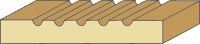 11/16 X 4-9/16 Fluted Casing