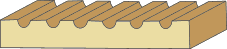 3/4 X 5-1/4 Fluted Casing