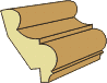 3/4 X 2-1/16 Panel Mold (Oak Splice)
