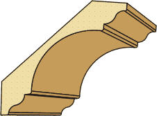 1-1/8 X 6-5/16 Crown