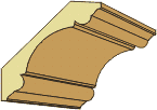 3/4 X 3-3/8 Crown