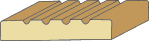 9/16 X 3-1/8 Fluted Casing