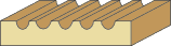 5/8 X 3-1/2 Fluted Casing