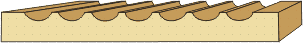 3/4 X 7-1/4 Fluted Casing