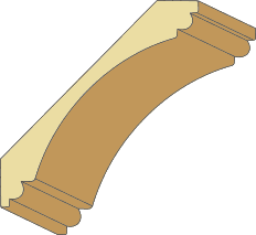 1-1/4 X 7-1/4 Crown