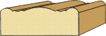 1-1/8 X 3 CHAIR RAIL