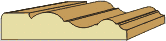 3/4 X 3-1/4 Casing (Oak Splice)
