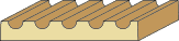 1/2 X 3-1/2 Fluted Casing