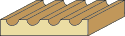 1/2 X 2-7/16 Fluted Casing
