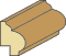 5/8 X 7/8 Panel Mold (1/4" Notch)
