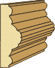 7/8 X 2-1/2 DECORATIVE CHAIR RAIL (NO XTRULINEAR)