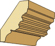 3/4 X 2-3/4 Decorative Crown (No Xtrulinear Lengths)