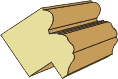 1-1/2 X 1-7/8 Decorative Back Band