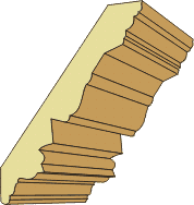 15/16 X 5-7/8 Decorative Crown