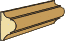 7/16 X 3/4 Panel Mold (Pine Splice)