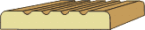 9/16 X 3-3/16 Fluted Casing