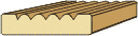 9/16 X 2-1/4 Reeded Casing