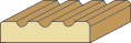 9/16 X 2-1/4 Fluted Casing
