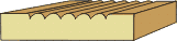 5/8 X 3-1/4 Reeded Casing