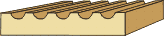 5/8 X 3-1/4 Casing (Fluted)