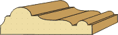 1-1/16 X 3-1/2 Chair Rail