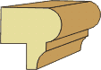 1-3/4 X 1-3/4 PANEL MOLD
