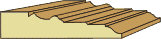 13/16 X 3-7/16 Casing Poplar