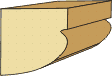 1-3/4 x 1-3/4 Stucco Mold (Cherry Splice)