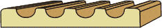 3/4 X 5-1/4 Fluted Casing