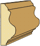3/4 X 2-1/8 Chair Rail