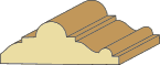 1-1/16 X 3 Chair Rail