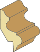 3/4 X 2-1/2 Panel Mold