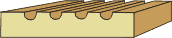 5/8 X 3-1/2 Fluted Casing (4 flutes)