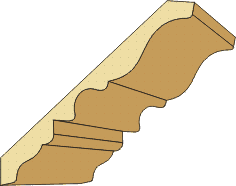 3/4 x 7" CROWN (MDF)