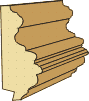 1 X 2-1/2 Panel Mold (Decorative)