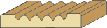 9/16 X 3-1/4 Reeded Casing
