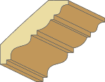 3/4 X 3-3/4 Crown