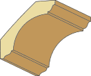 3/4 X 3-1/4 Crown