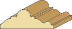 1 1/16 X 3 Chair Rail - stocked in 12' lengths for quick shipping