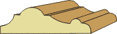 1 x 3-1/2 CHAIR RAIL