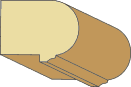 1-11/16 X 2-1/8 Back Band